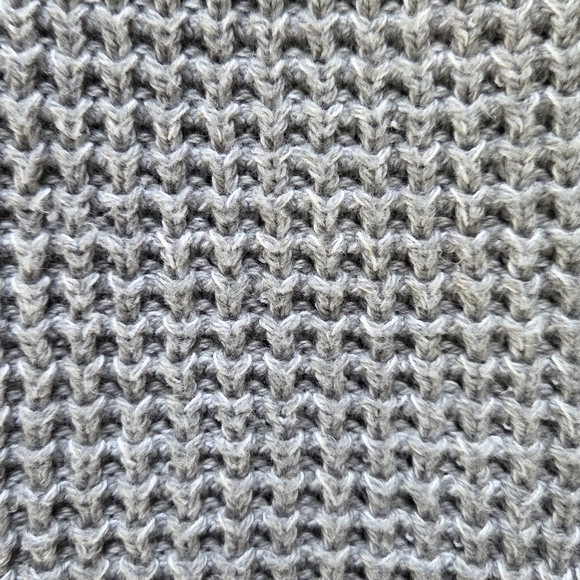 Soft Surroundings Grey 'Townsend' Chunky Knit Open Cardigan - Size L - Picture 4 of 9